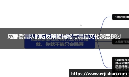 成都街舞队的防反策略揭秘与舞蹈文化深度探讨