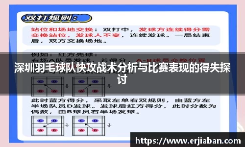 深圳羽毛球队快攻战术分析与比赛表现的得失探讨